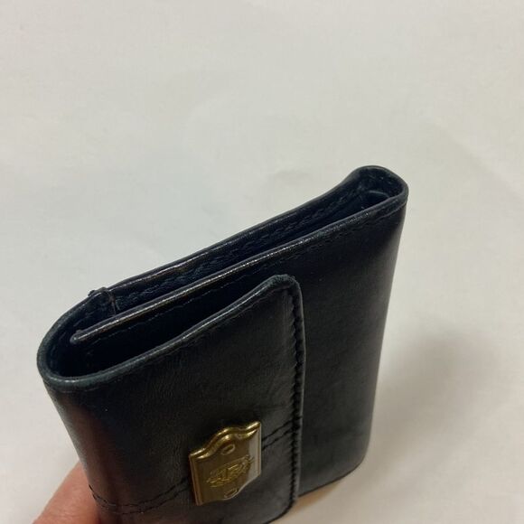 Vintage Liz Claiborne Genuine Lether Black Wallet Bag - Picture 5 of 12